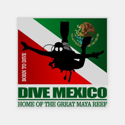Dive Mexico DF2 Sticker