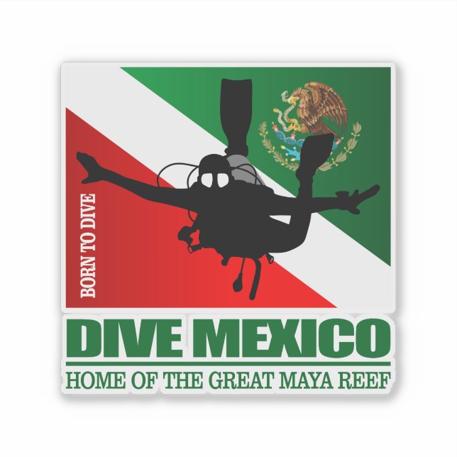 Dive Mexico DF2 Sticker (Front)