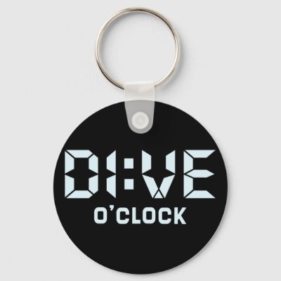 Dive O&#39;Clock Keychain