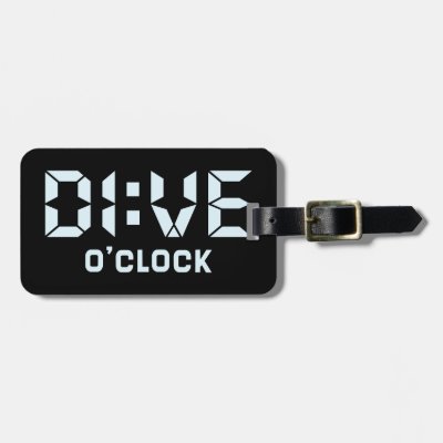 Dive O&#39;Clock Luggage Tag