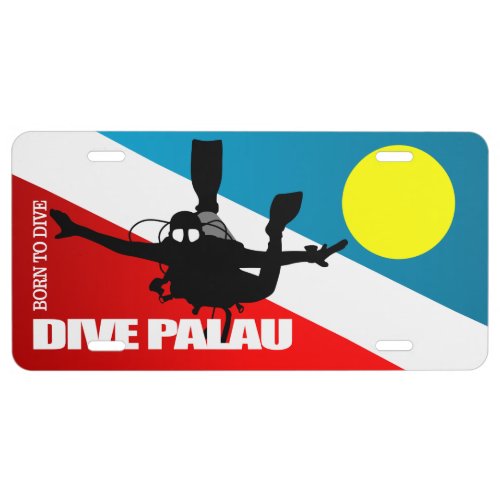 Dive Palau DF2 License Plate