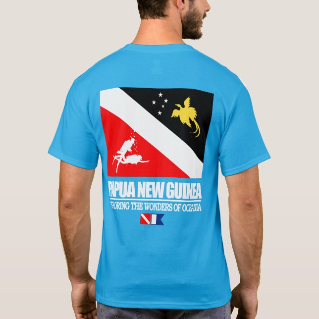 Dive Papua New Guinea (sq) T-Shirt (Back)