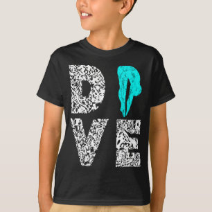 Dive Platform Diving Board Springboard Diving Dive T-Shirt