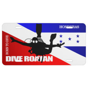 Dive Roatan DF2 License Plate