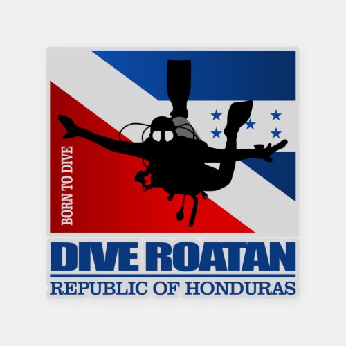 Dive Roatan DF2 Sticker