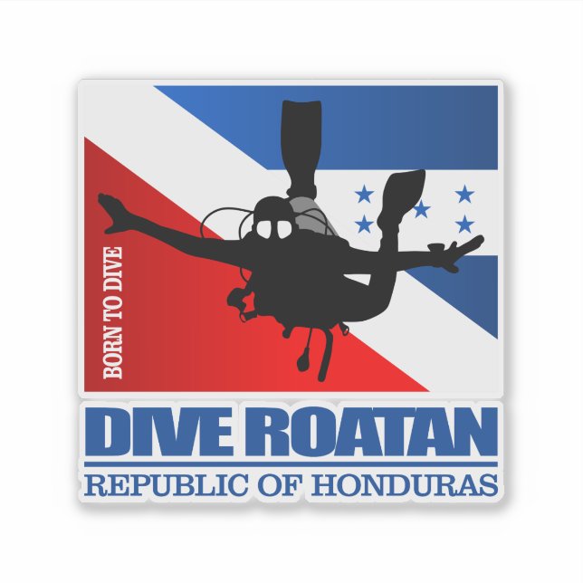 Dive Roatan DF2 Sticker (Front)