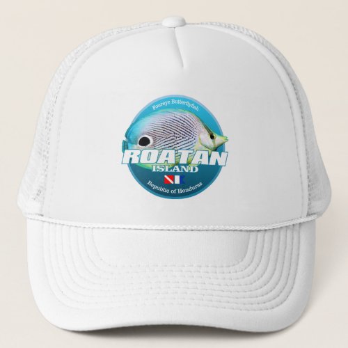 Dive Roatan Island DD2 Trucker Hat