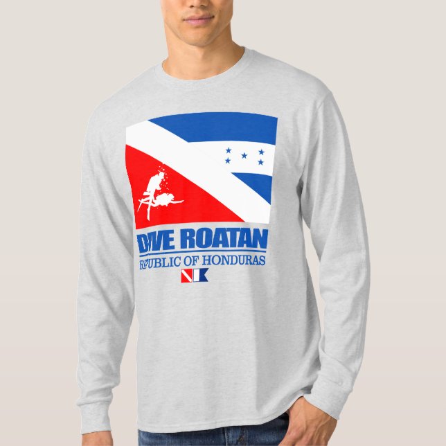 Dive Roatan (sq) T-Shirt (Front)