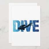 Dive Scuba Diver Horizontal (Front/Back)