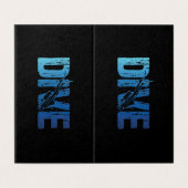 Dive Scuba Diver Vertical (Outside Unfolded)