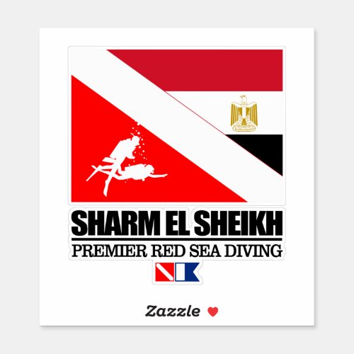Dive Sharm el Sheikh sq Sticker