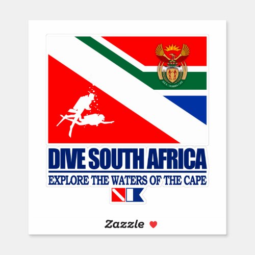 Dive South Africa sq Sticker