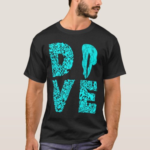 Dive Springboard Platform Diver Diving Board Aquat T_Shirt