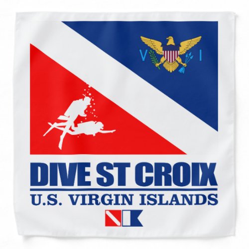 Dive St Croix sq Bandana