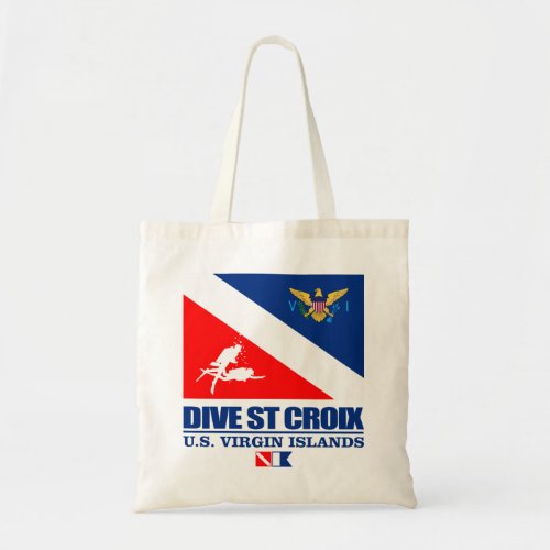 Dive St Croix sq Tote Bag