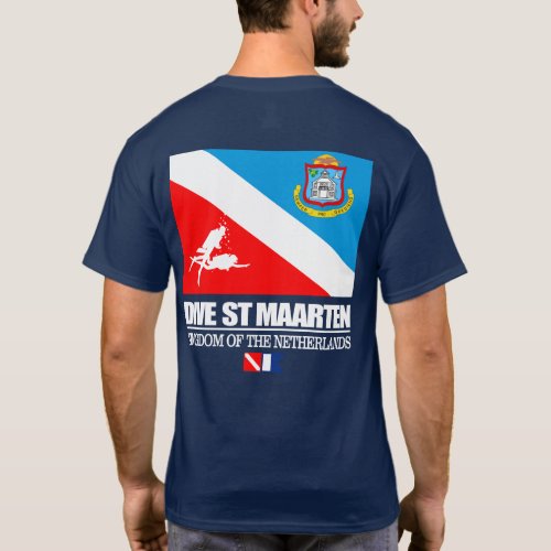 Dive St Maarten sq T_Shirt