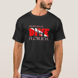 Dive Stuart Beach Florida Scuba Diving Snorkeling T-Shirt