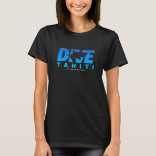 Dive Tahiti With Shark Scuba Diving At Tahiti T-Shirt