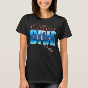 DIVE Tarpon Springs SCUBA Diving Snorkeling T-Shirt