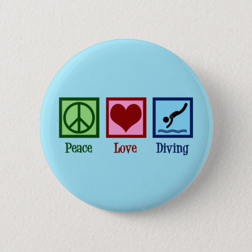 Dive Team Peace Love Diving Button