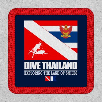 Dive Thailand Apparel Patch by NativeSon01 at Zazzle