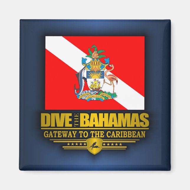 Dive the Bahamas 2 Magnet (Front)