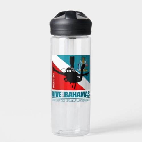 Dive The Bahamas DF2  Water Bottle