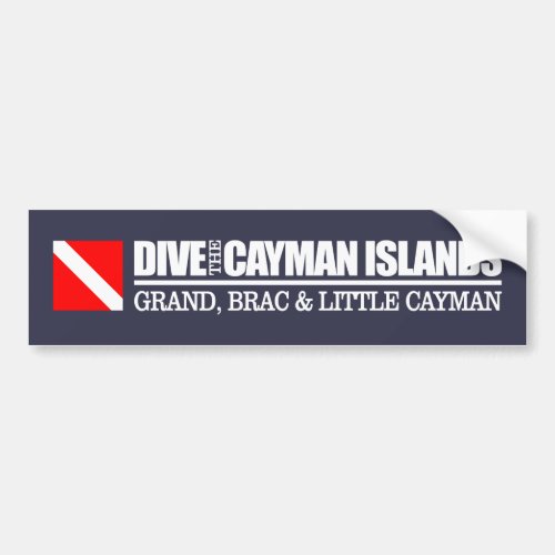 Dive The Cayman Islands DF2 Bumper Sticker