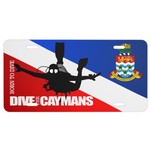 Dive The Cayman Islands DF2 License Plate