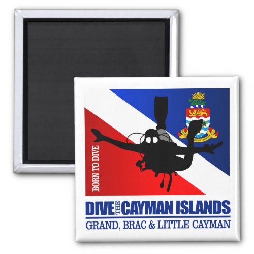 Dive The Cayman Islands DF2 Magnet