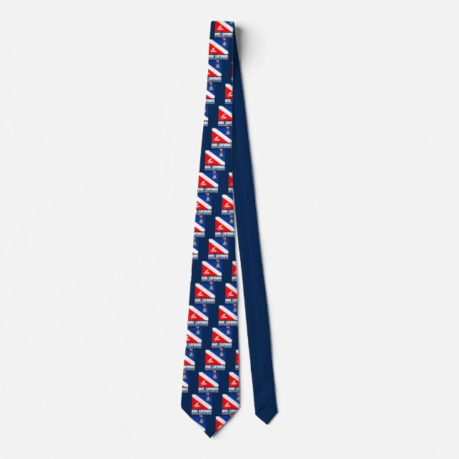 Dive The Caymans Neck Tie (Front)