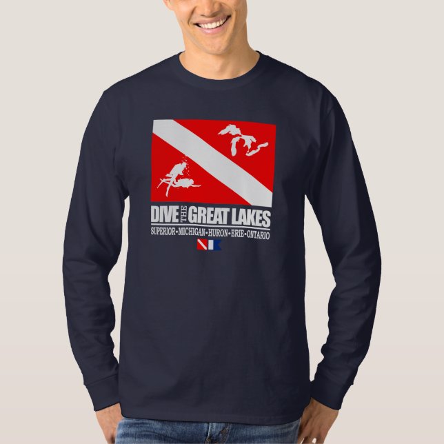 Dive The Great Lakes T-Shirt (Front)
