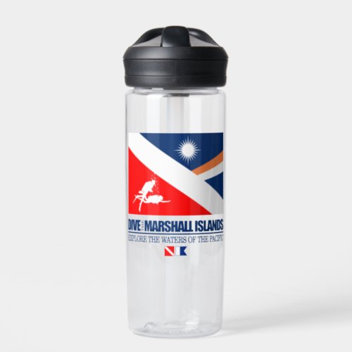Dive The Marshall Islands sq Water Bottle