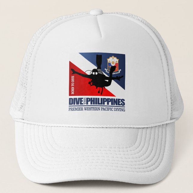 Dive The Philippines DF2 Trucker Hat (Front)