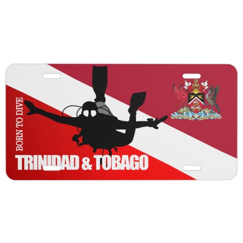 Dive Trinidad  Tobago DF2 License Plate