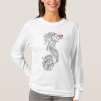 Diveheart Mermaid Women's Long-Sleeve T-Shirt