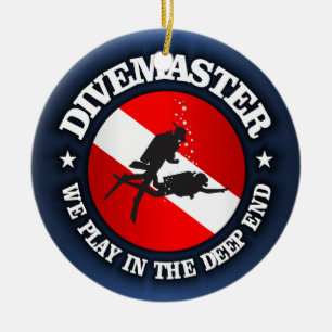 Divemaster (Deep End) Ceramic Ornament