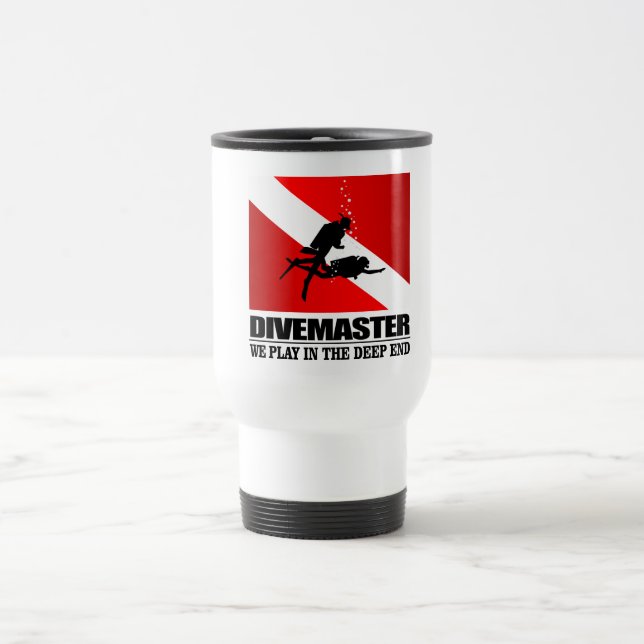 Divemaster (Deep End) Travel Mug (Center)