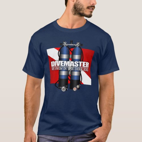 Divemaster Scuba Tanks Apparel T_Shirt