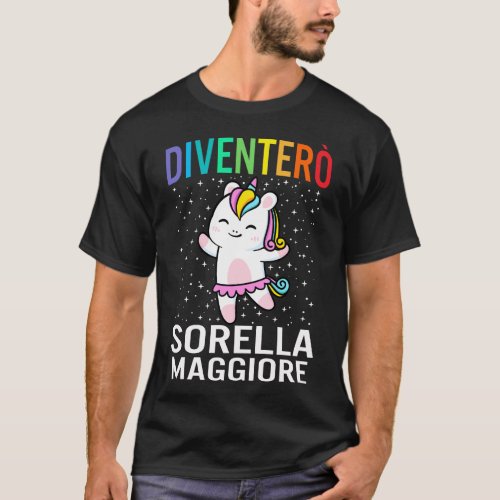 Diventer sorella maggiore camicia sorella T_Shirt