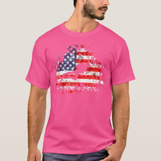 Diver American Flag Scuba Diving Diver T-Shirt