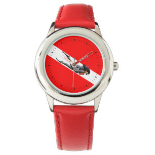 Diver And Dive Flag Watch