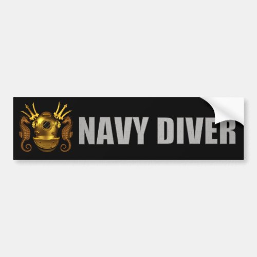 diver bumper sticker