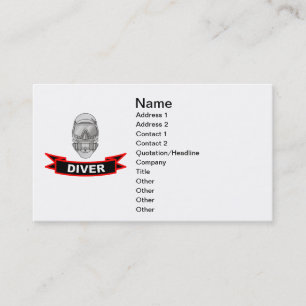 Diver Business Card
