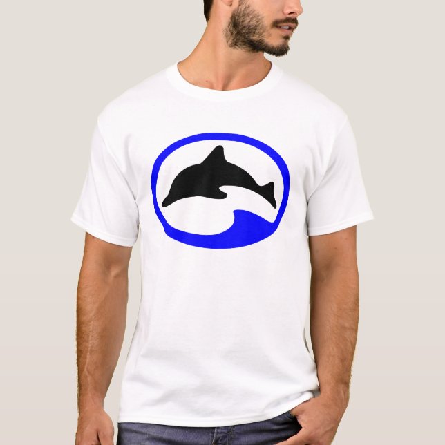 Diver Dolphin Logo T-shirt (Front)