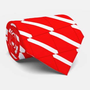 Diver Down Classic Flag Scuba Diving Awesome Neck Tie