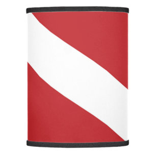 Diver Down Flag Lamp Shade