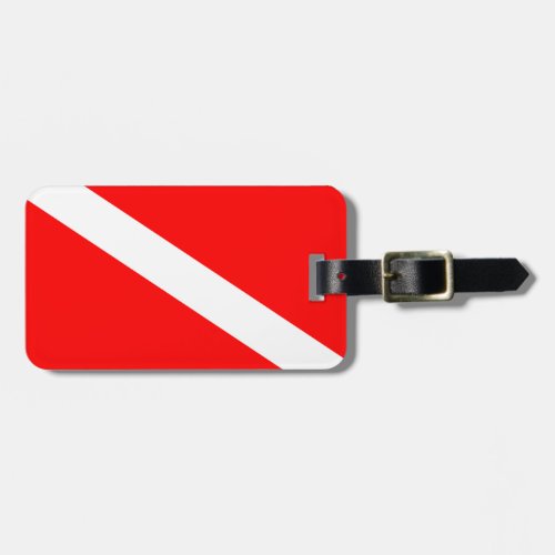 Diver Down Flag Luggage Tag