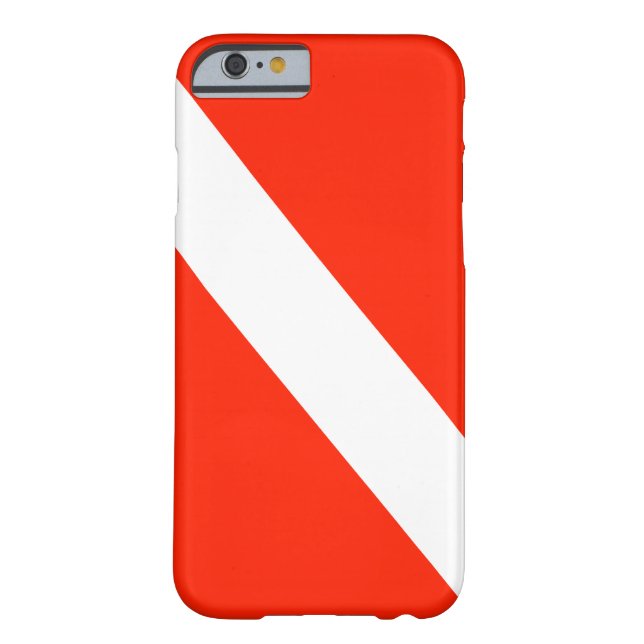 Diver Down Scuba Dive Flag Case-Mate iPhone Case (Back)
