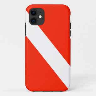 Diver Down Scuba Dive Flag iPhone 11 Case